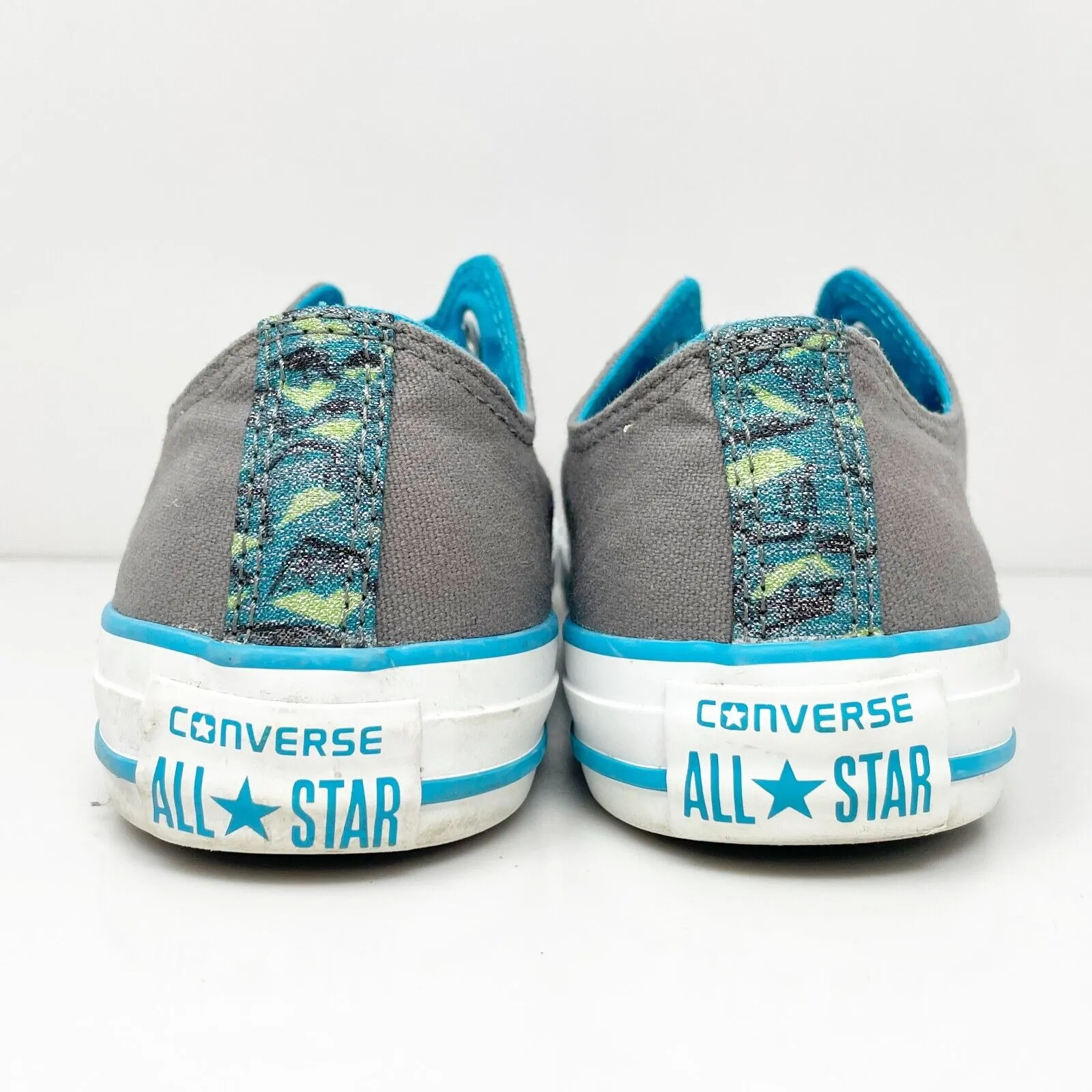 Converse Womens CTAS Double Tongue Ox 540251F Gray Casual Shoes Sneakers Size 7