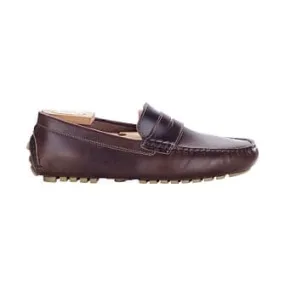 dark Brown Men's Driving Moccassins - FERGUSON