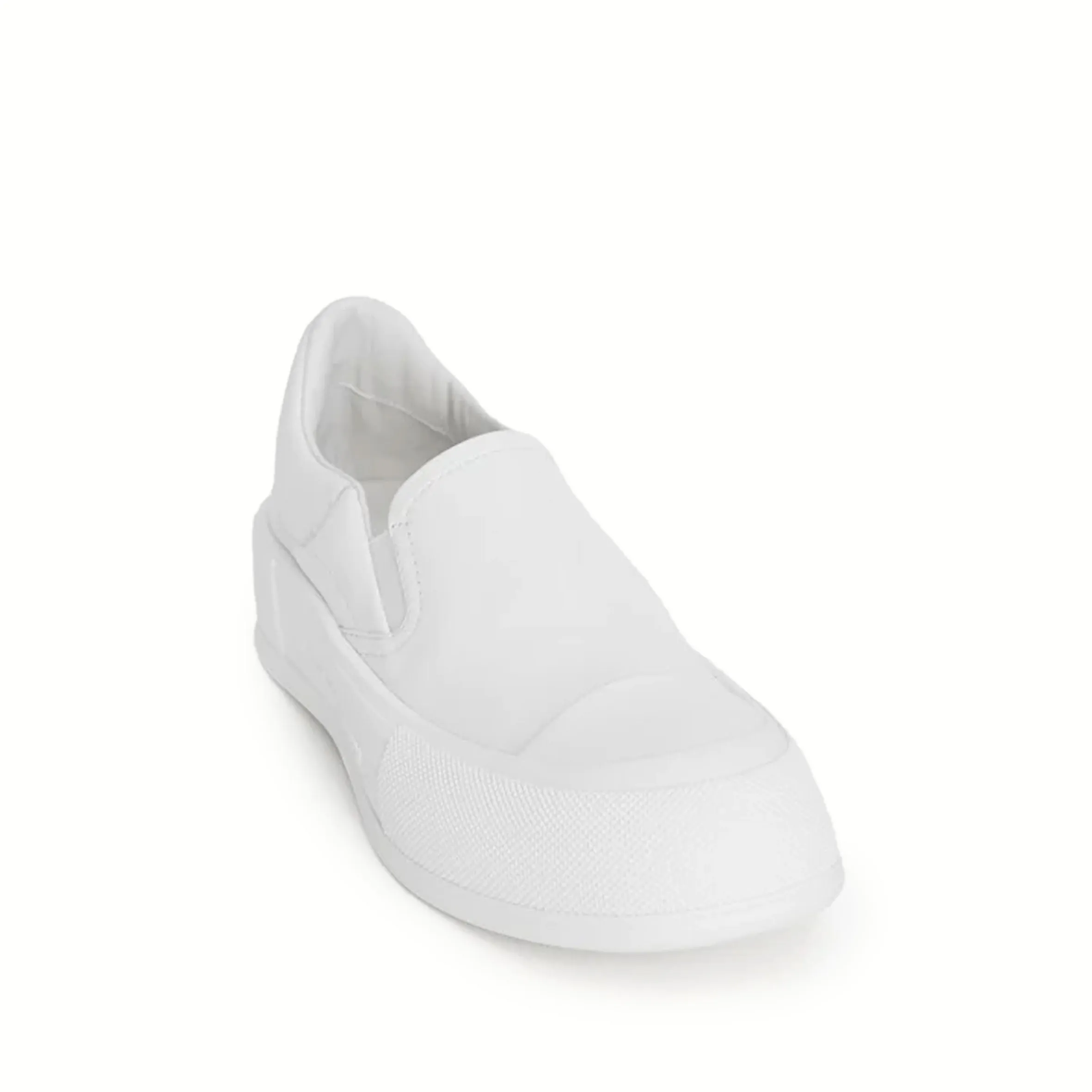 Deck Plimsoll Sneakers, White.