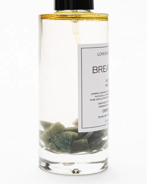 Difusor en spray Love & Stones BREATHE Infused Mist Transparente