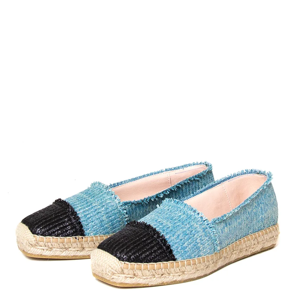 Ella Raffia Espadrille Flat for Women
