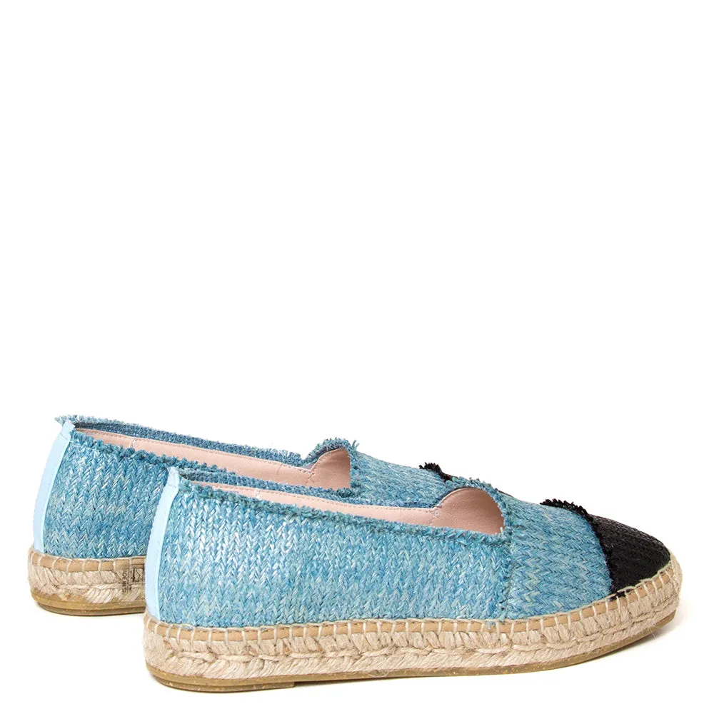 Ella Raffia Espadrille Flat for Women
