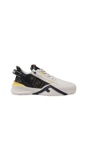 Fendi Flow White Brown Sneakers