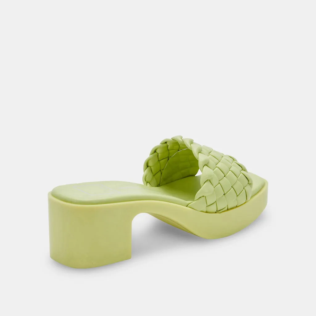 GOLDY SANDALS LIGHT GREEN STELLA– Dolce Vita 6769850089538