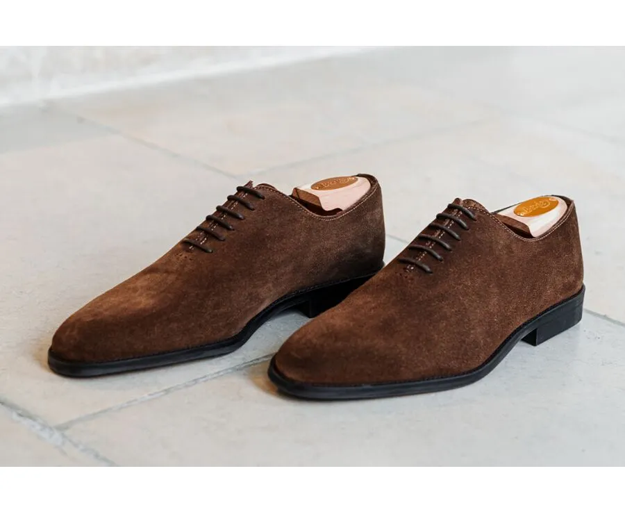 Havana Suede Oxford shoes - Rubber pad - PETER GOMME VILLE