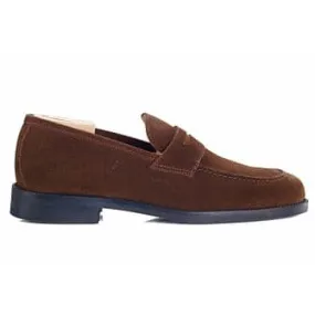 Havana Suede penny loafers - WEMIC GOMME CITY