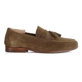 Hazelnut Leather Suede Men's loafers - BROGLIO