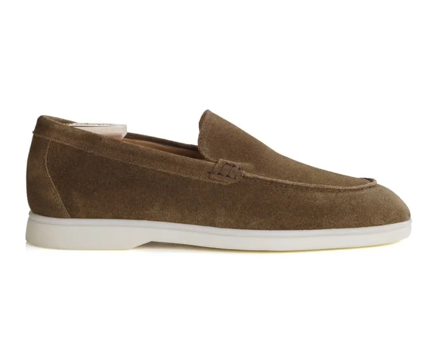 Hazelnut Suede Men's loafers - MANASOTA II