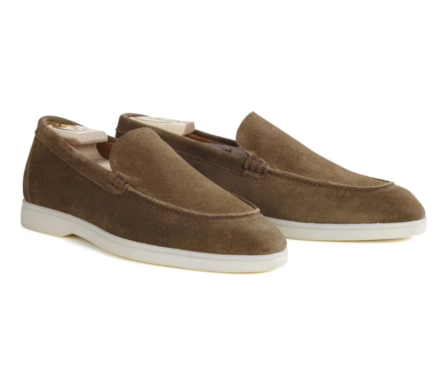 Hazelnut Suede Men's loafers - MANASOTA II