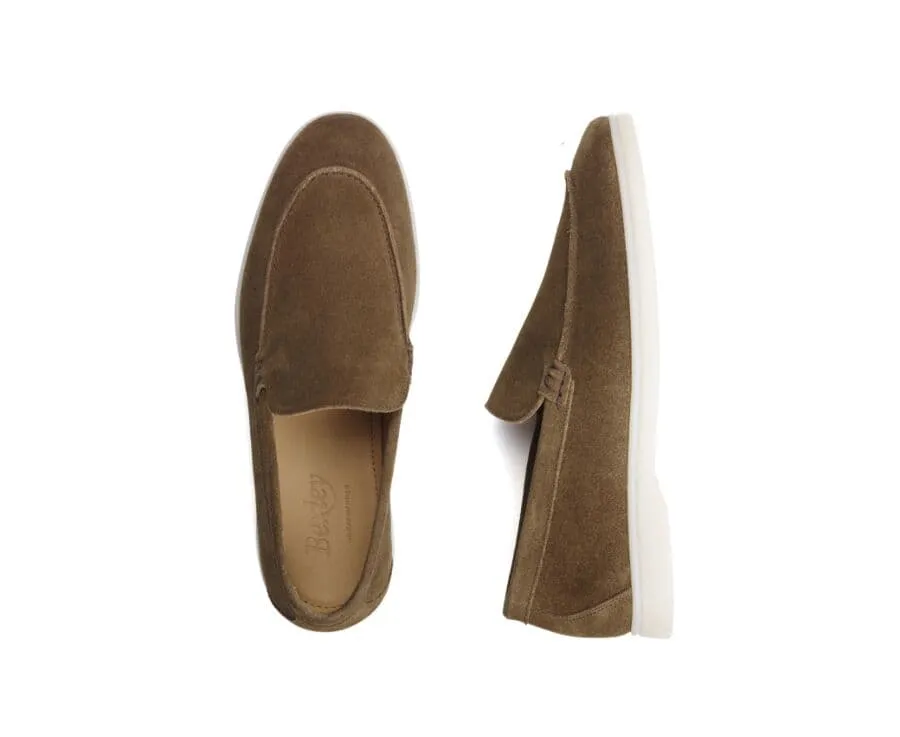 Hazelnut Suede Men's loafers - MANASOTA II