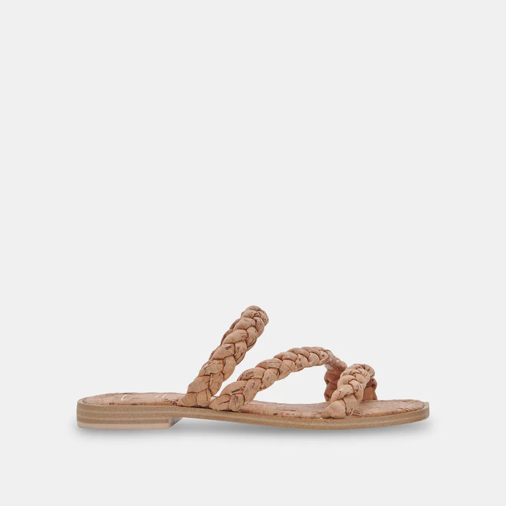 IMAN SANDALS NATURAL CORK– Dolce Vita 6878256070722