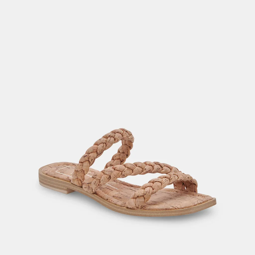 IMAN SANDALS NATURAL CORK– Dolce Vita 6878256070722