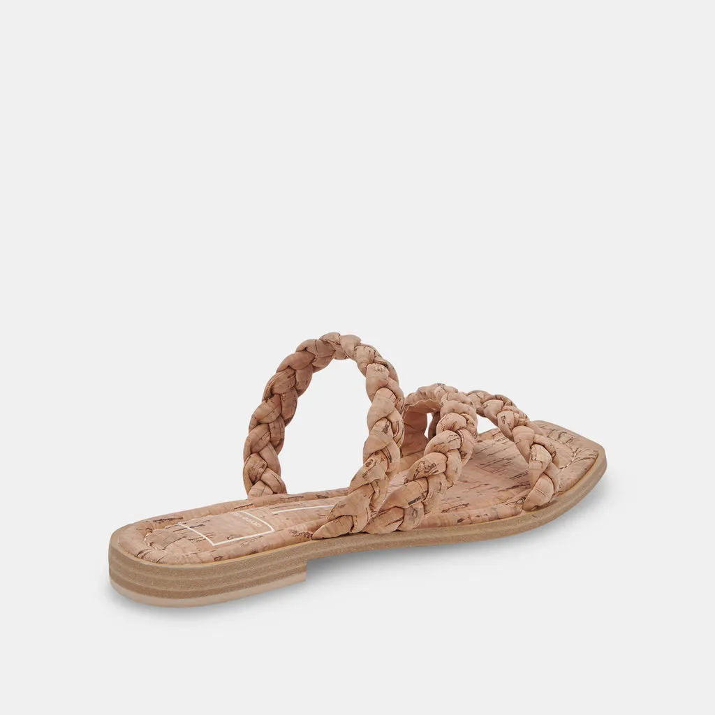 IMAN SANDALS NATURAL CORK– Dolce Vita 6878256070722