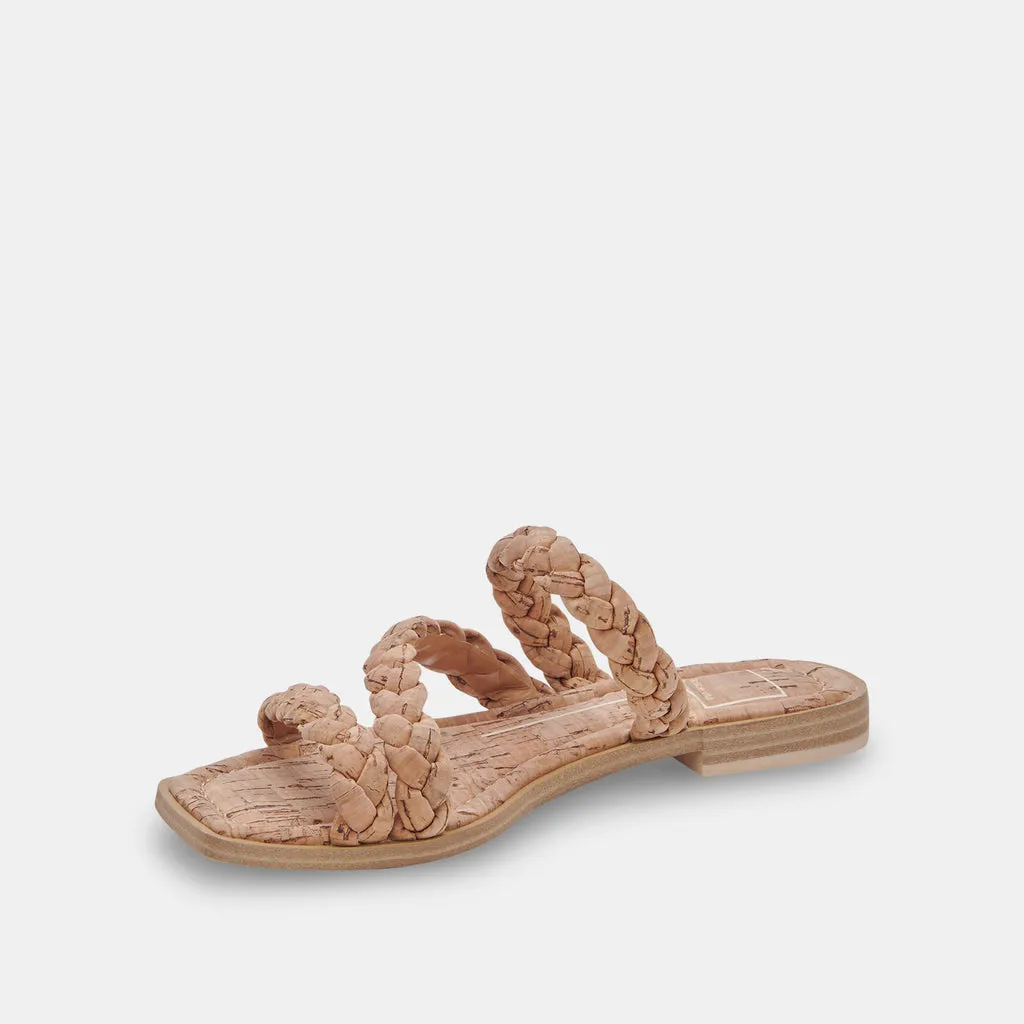 IMAN SANDALS NATURAL CORK– Dolce Vita 6878256070722