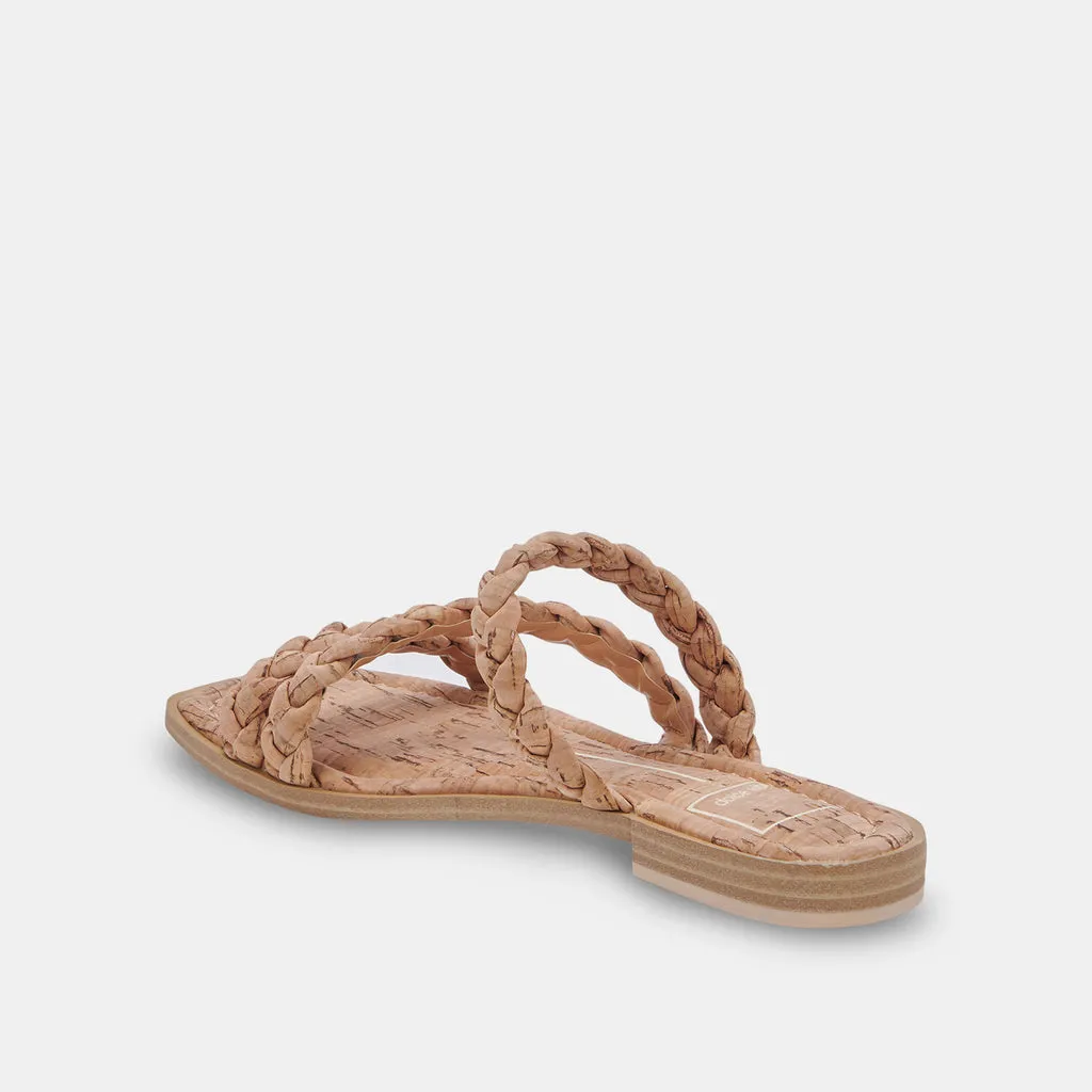 IMAN SANDALS NATURAL CORK– Dolce Vita 6878256070722