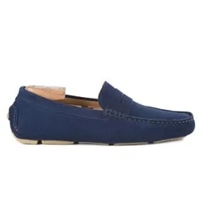 Indigo Blue Men's Driving Moccasins - SEACREST