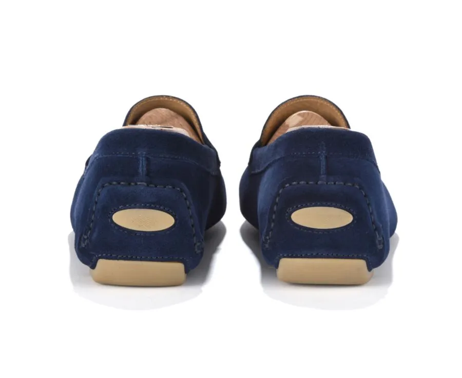 Indigo Blue Men's Driving Moccasins - SEACREST