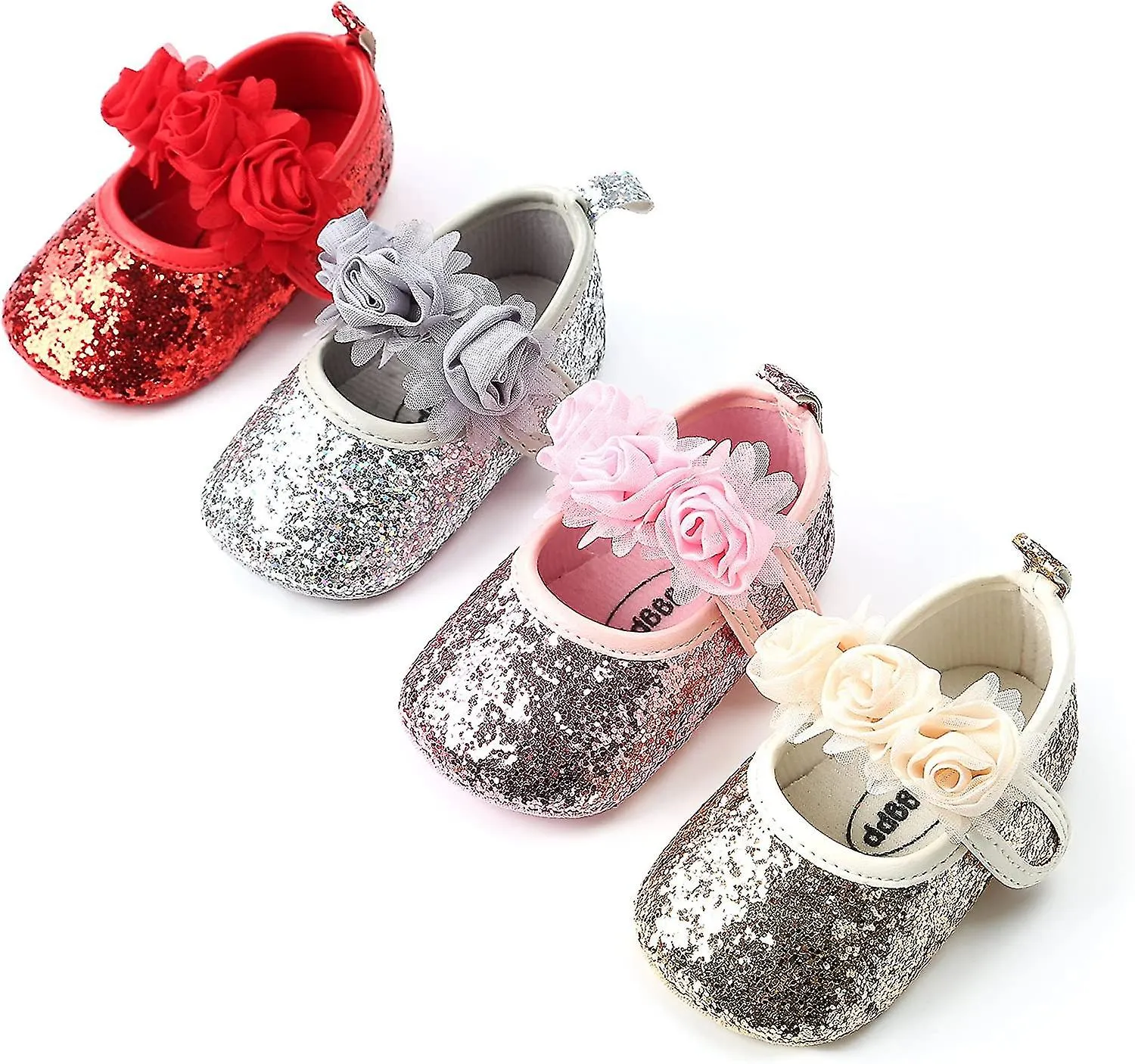 Infant Baby Girl Shoes Baby Mary Jane Flats Princess Wedding Dress Shoes Crib Shoe For Newborns,infants,babies