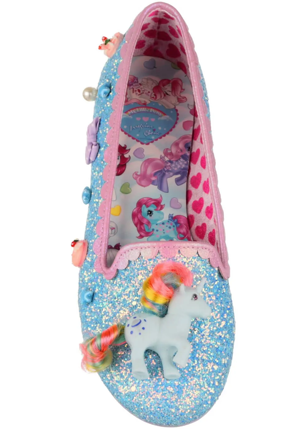 Irregular Choice My Little Pony Playful Ponies Ballerinas Blue