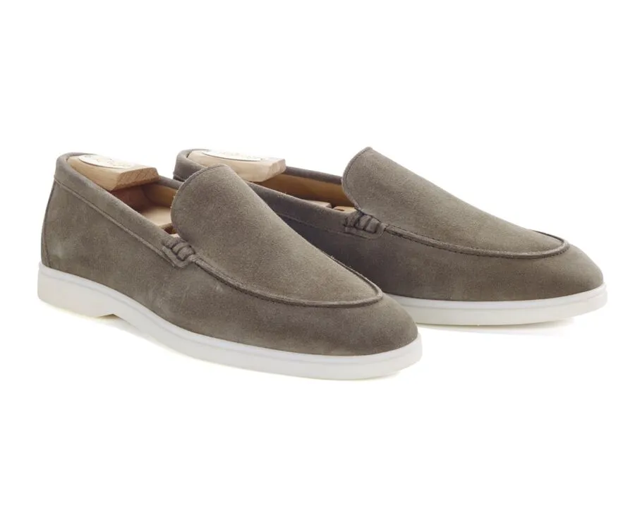  Khaki Suede Men's loafers - MANASOTA II