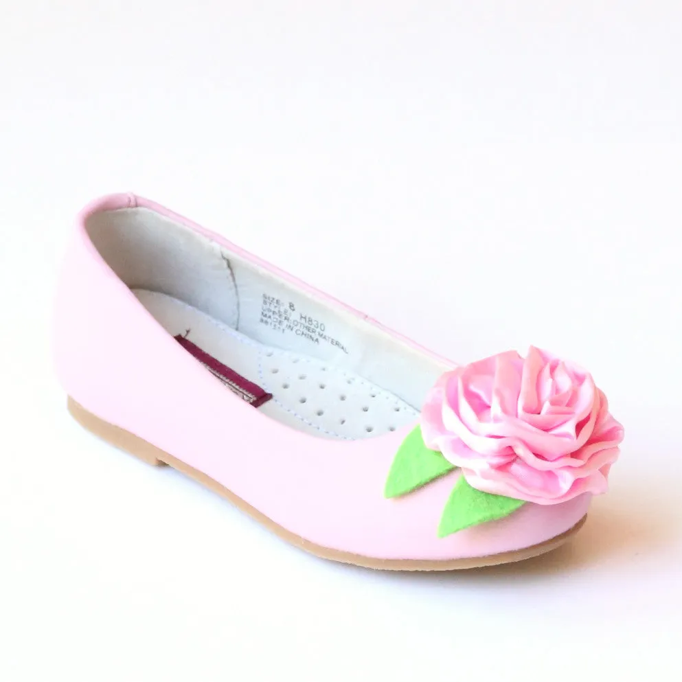 L'Amour Girls Special Occasion Rosette Flats can be rewritten as Girls Special Occasion Rosette Flats by L'Amour