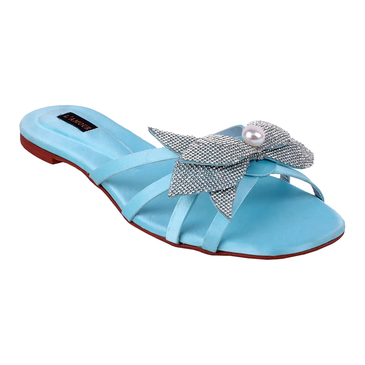 Light Blue Flats - Teena