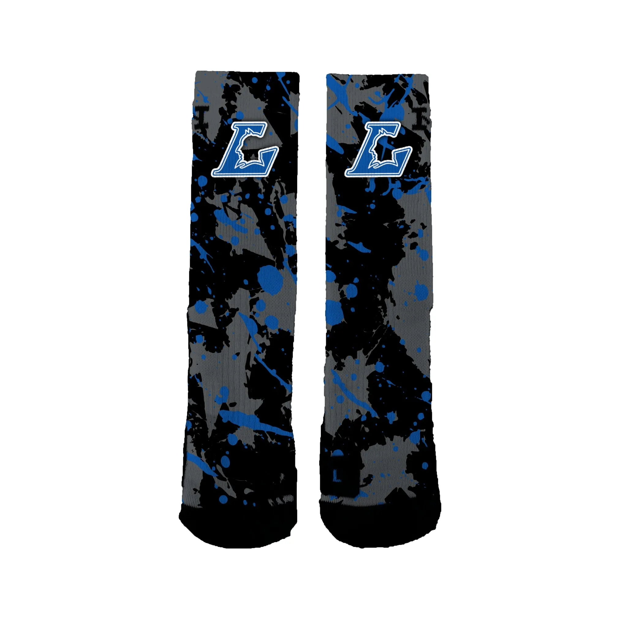 Lodi Girls Basketball Splatter Socks