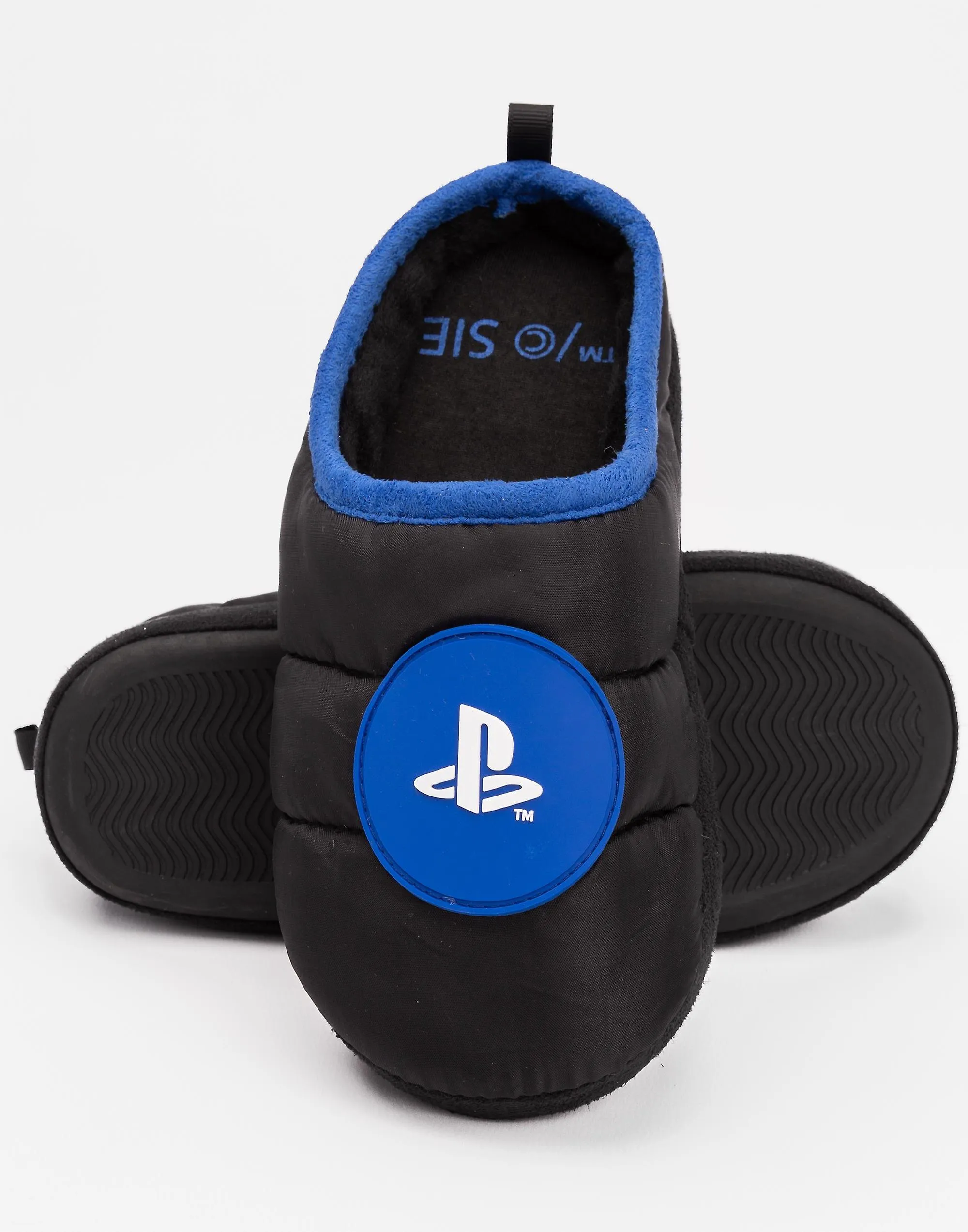 Logotipo negro de PlayStation Boys Mule Slippers