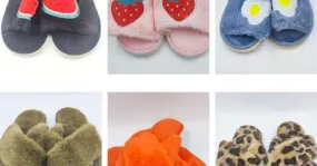 Lote de Pantuflas de Invierno - Fruity Slippers