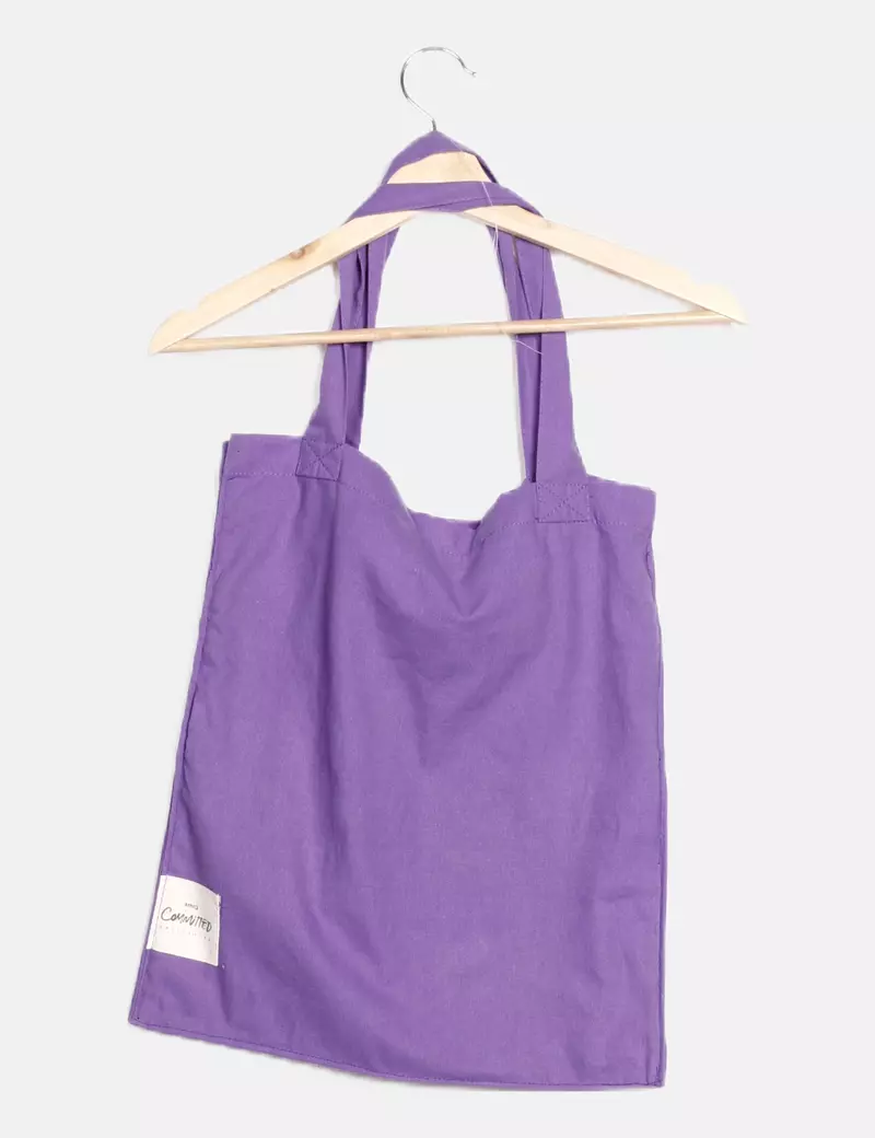 Mango Tote morada básica