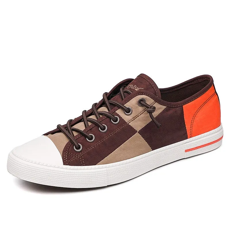 Mens Summer Geometric Canvas Shoes Online