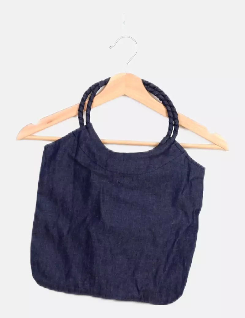 Miaú Tote bag denim