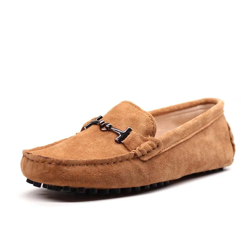 Miyagina Leather Moccasin Driving Shoes for Men