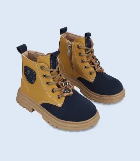 Navy Boys Smart Dress Boots