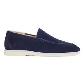 Navy Suede Men's loafers - MANASOTA II