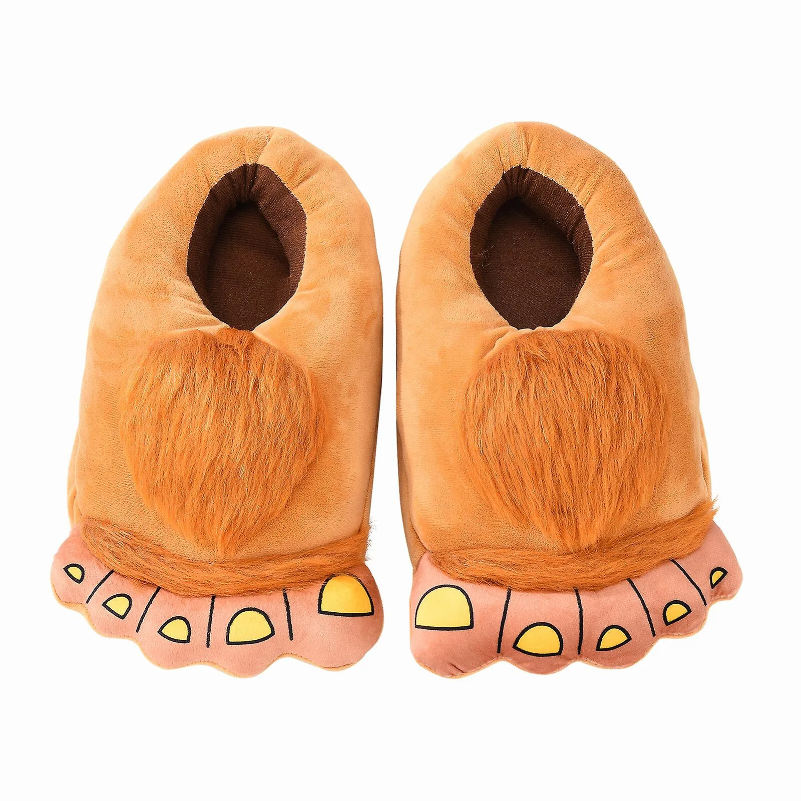 New Arrive Furry Monster Adventure Slippers Comfortable Novelty Warm Winter Hobbit Feet Slippers for Boys Girls