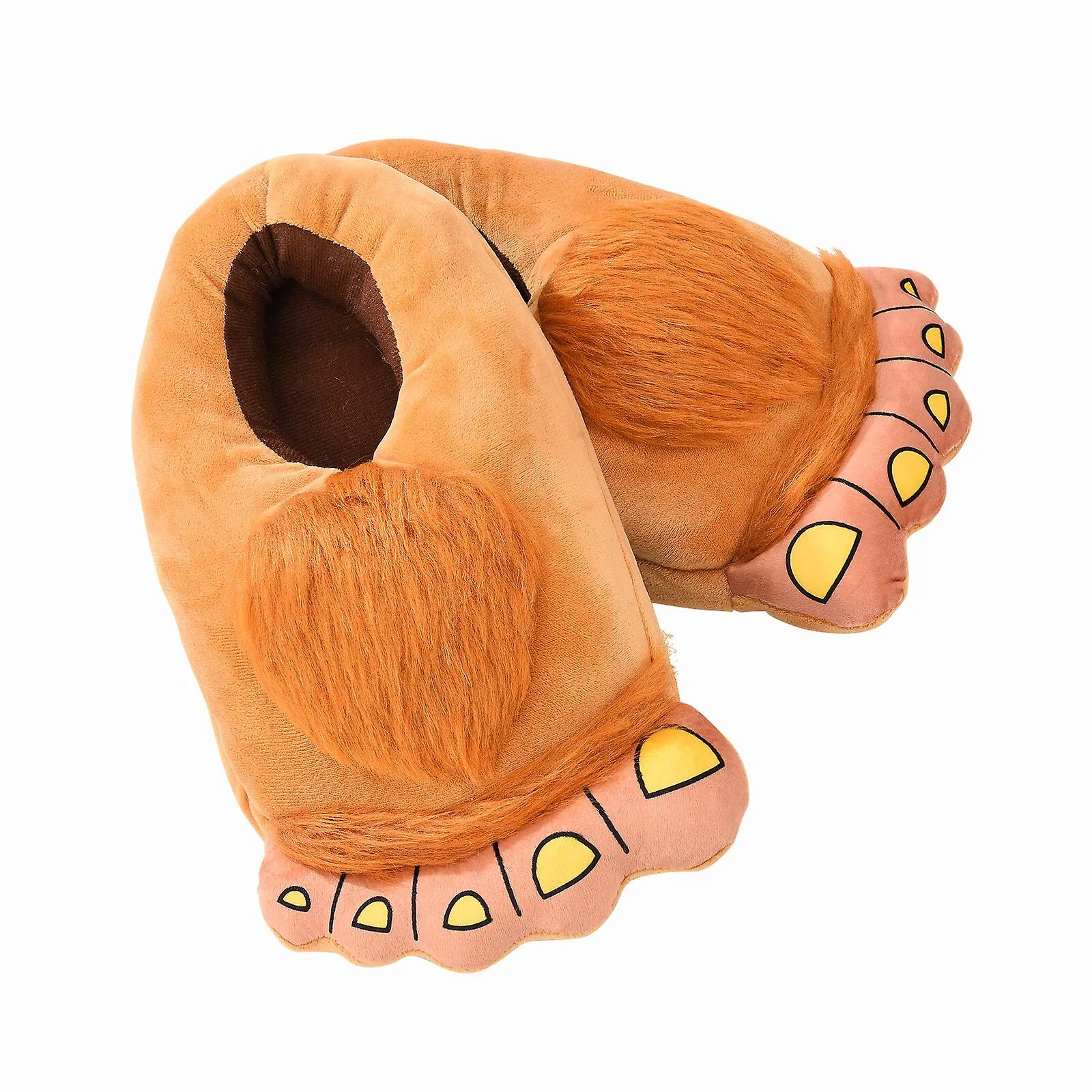 New Arrive Furry Monster Adventure Slippers Comfortable Novelty Warm Winter Hobbit Feet Slippers for Boys Girls