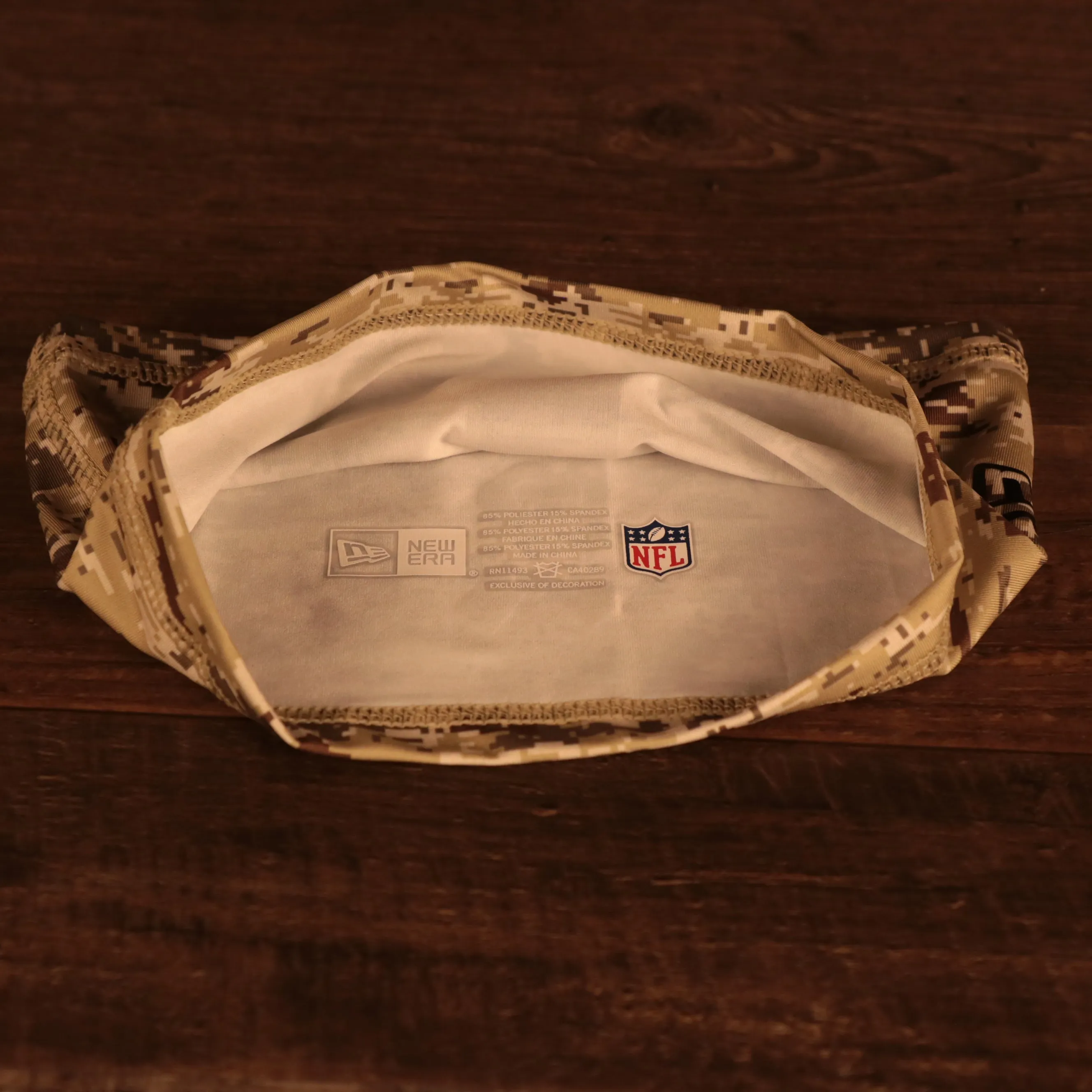 NFL Shield 2021 Salute To Service On Field Sideline Skull Headband