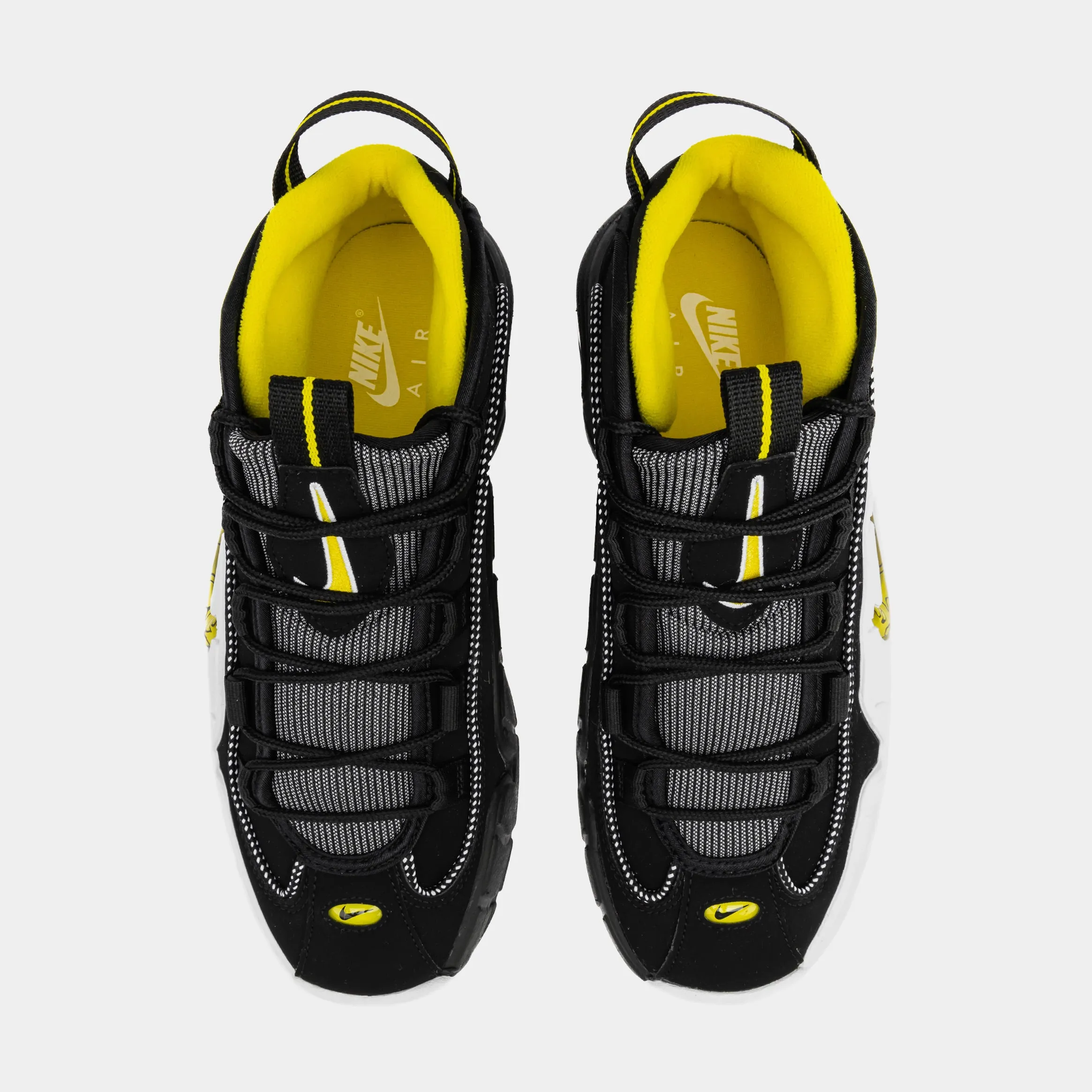 Nike Air Max Penny Men's Basketball Shoes - White/Black/Opti Yellow