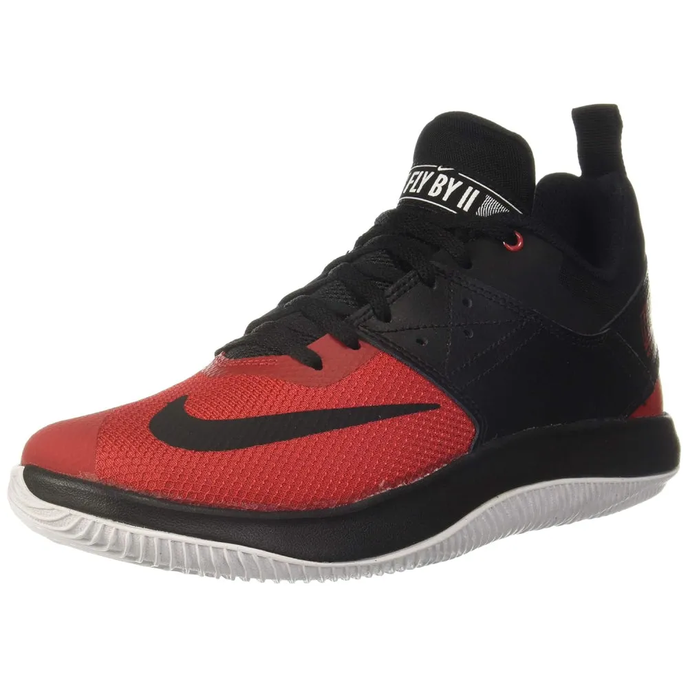 Nike Men's Fly.by Low Basketball Shoe - Black/Red