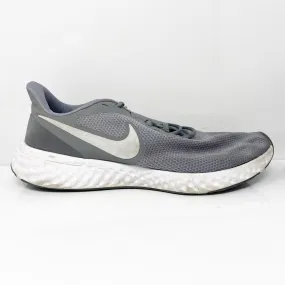 Nike Mens Revolution 5 BQ6714-002 Gray Running Shoes Sneakers Size 12.5 W