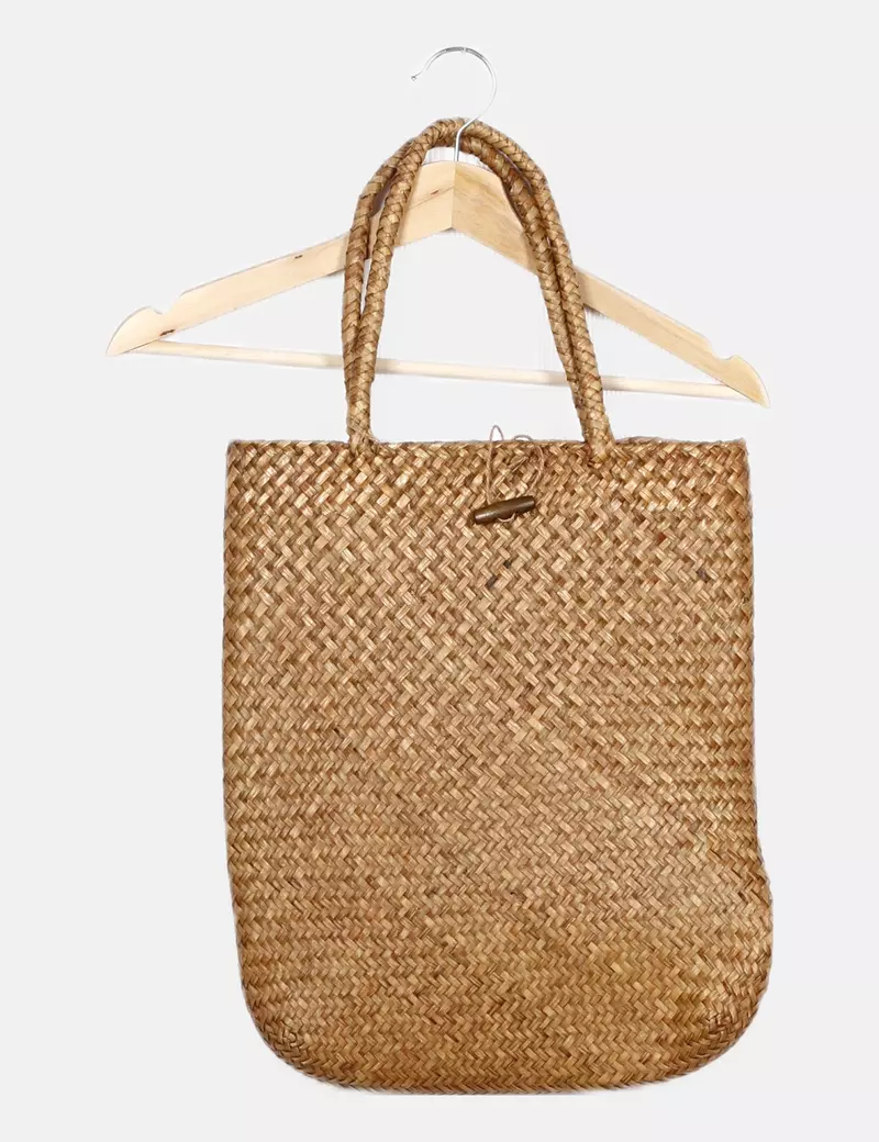 NoName Bolso tote marrón