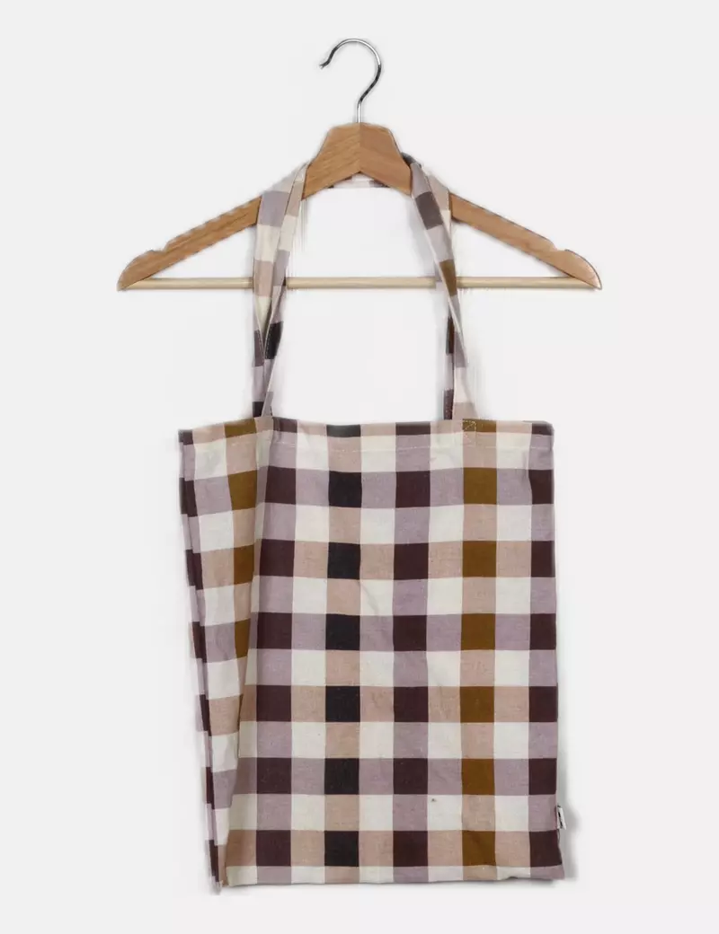 NoName Tote bag cuadros multicolor