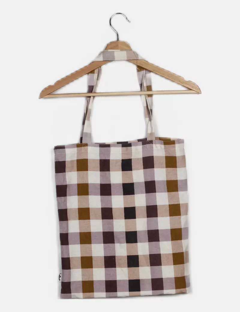 NoName Tote bag cuadros multicolor