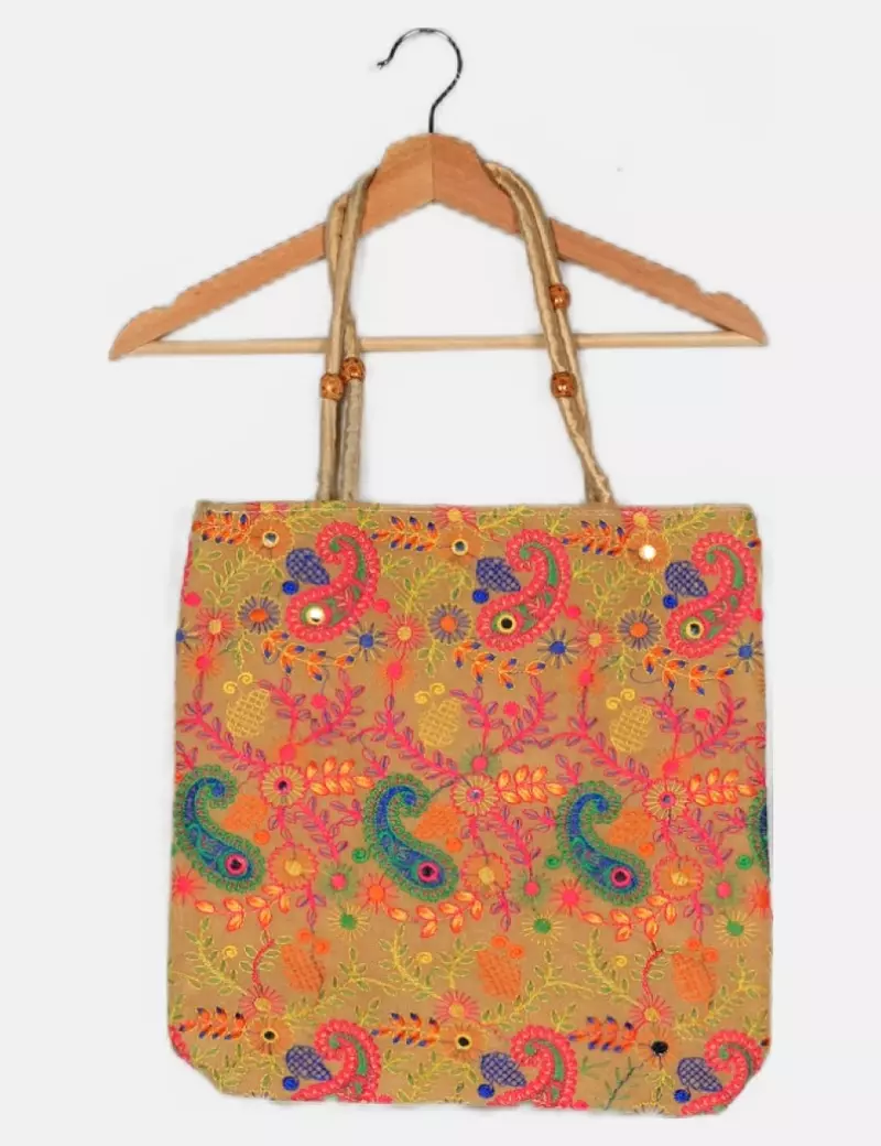 NoName Tote bag multicolor bordada