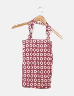 NoName Tote bag rosa estampado