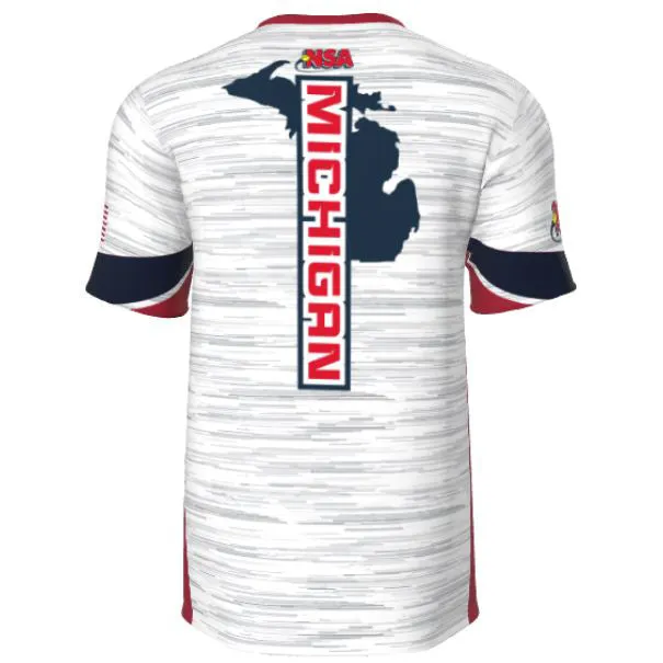 NSA Michigan Super State Sublimated Slowpitch Tournament Shirt