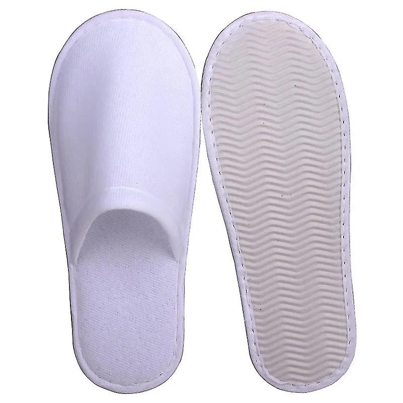 Numb 10 Pair Spa Flip Flops Disposable Slippers For Hotel Guests, Non-slip Slippers, More Breathable And More Comfortable