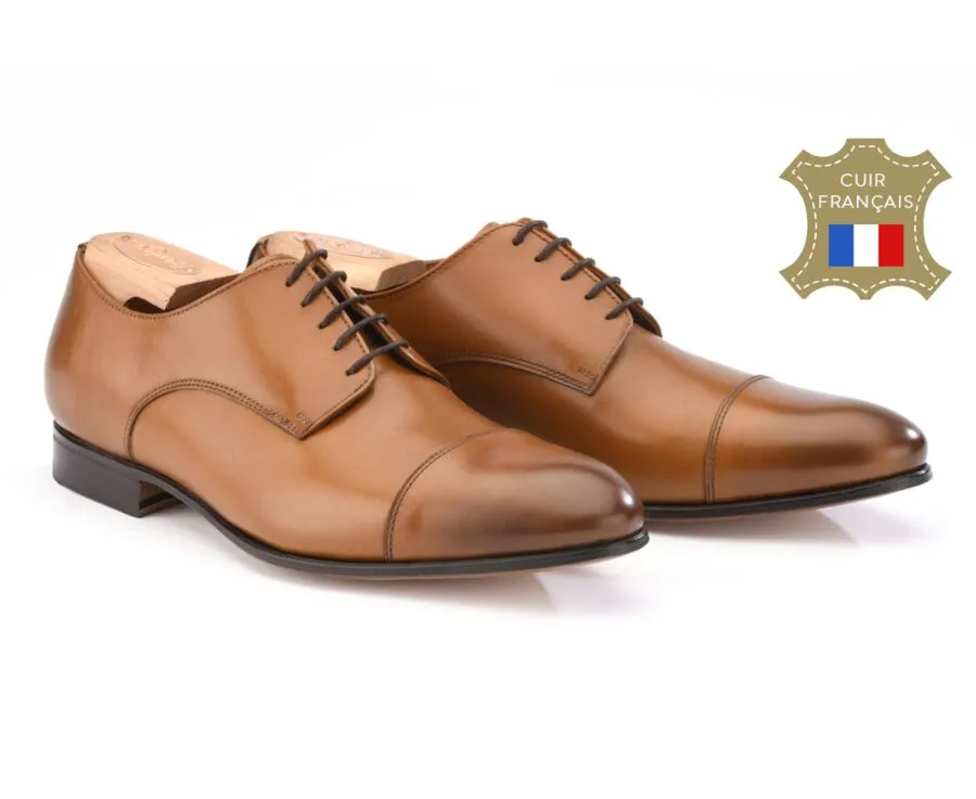 Patina Gold Derby Shoes - Leather outsole - DURRINGTON