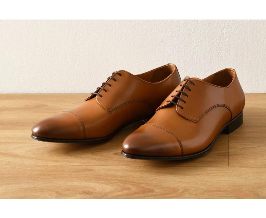 Patina Gold Derby Shoes - Leather outsole - DURRINGTON